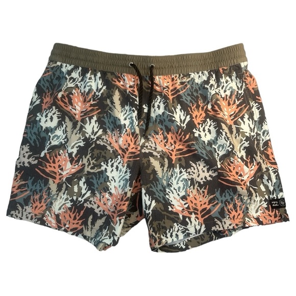 Coral Gardeners 17" Layback Elastic Waist Shorts Swim Trunks NWOT - Picture 4 of 11